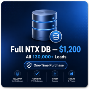 Full NTX Database — All 130,000+ Leads